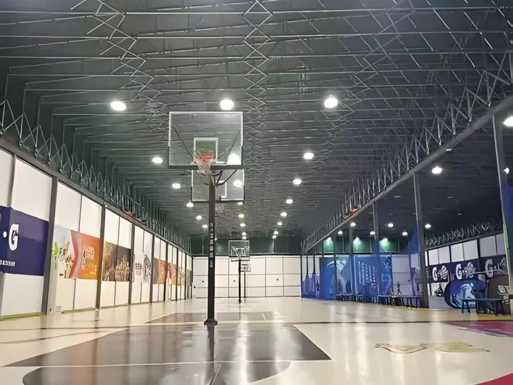 篮球场电动雨棚