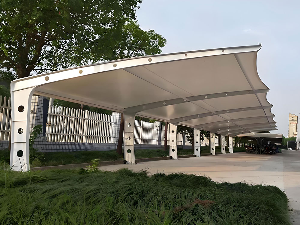 膜结构汽车棚