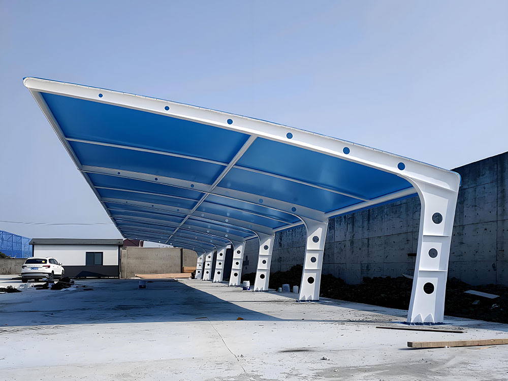 膜结构汽车棚